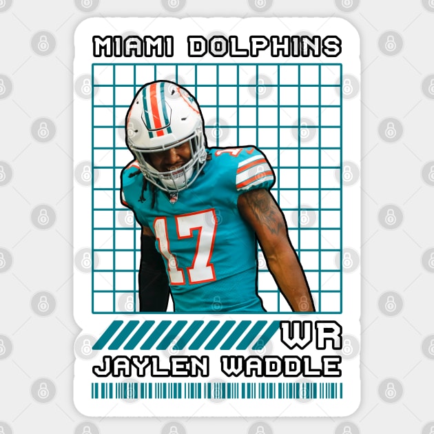 JAYLEN WADDLE - WR - MIAMI DOLPHINS Sticker by Mudahan Muncul 2022